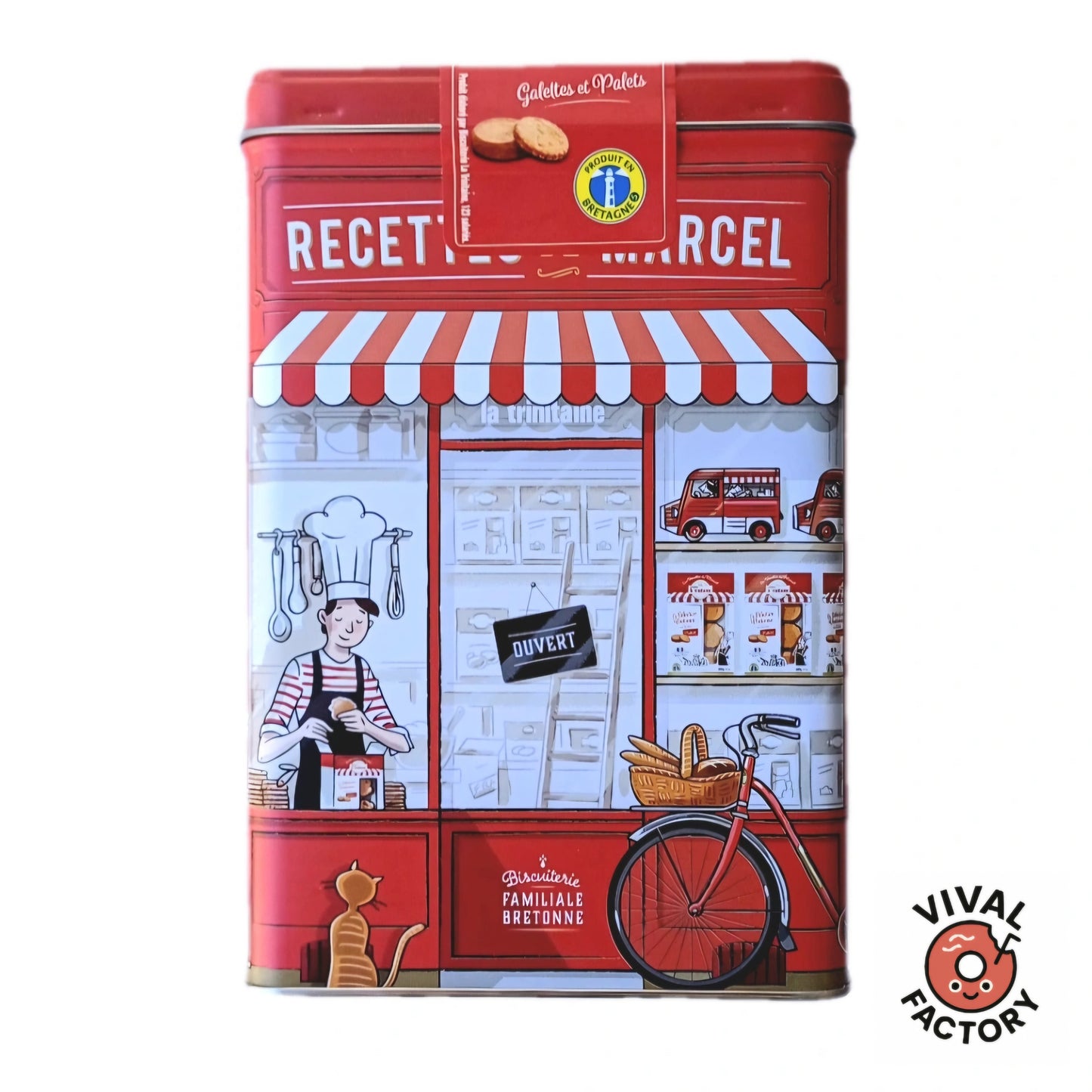Boite mĂ©tal galettes et palets bretons la Trinitaine đ„DEALđ„