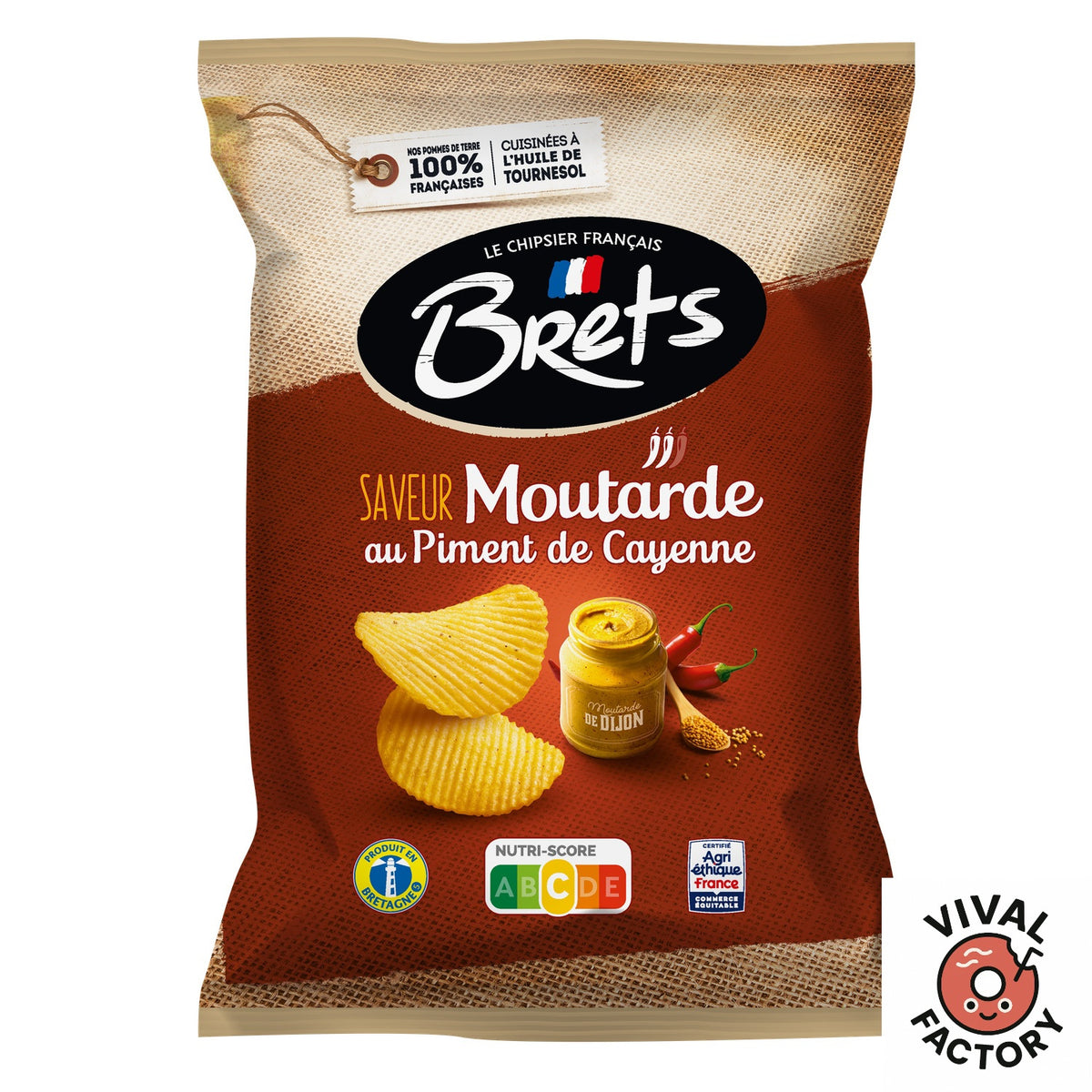 Chips Brets Moutarde Piment de Cayenne