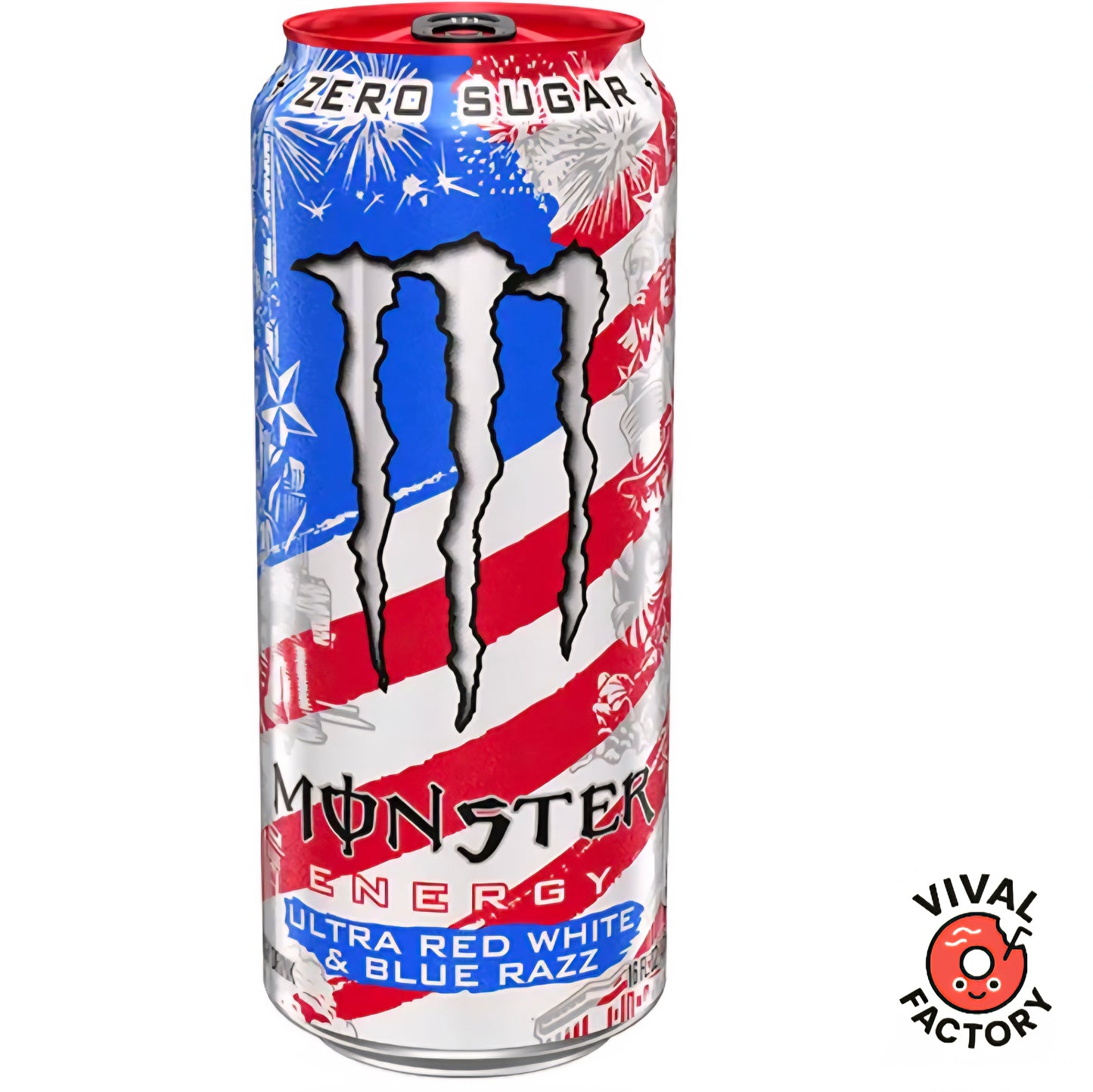 Monster Ultra Red White & Blue Razz