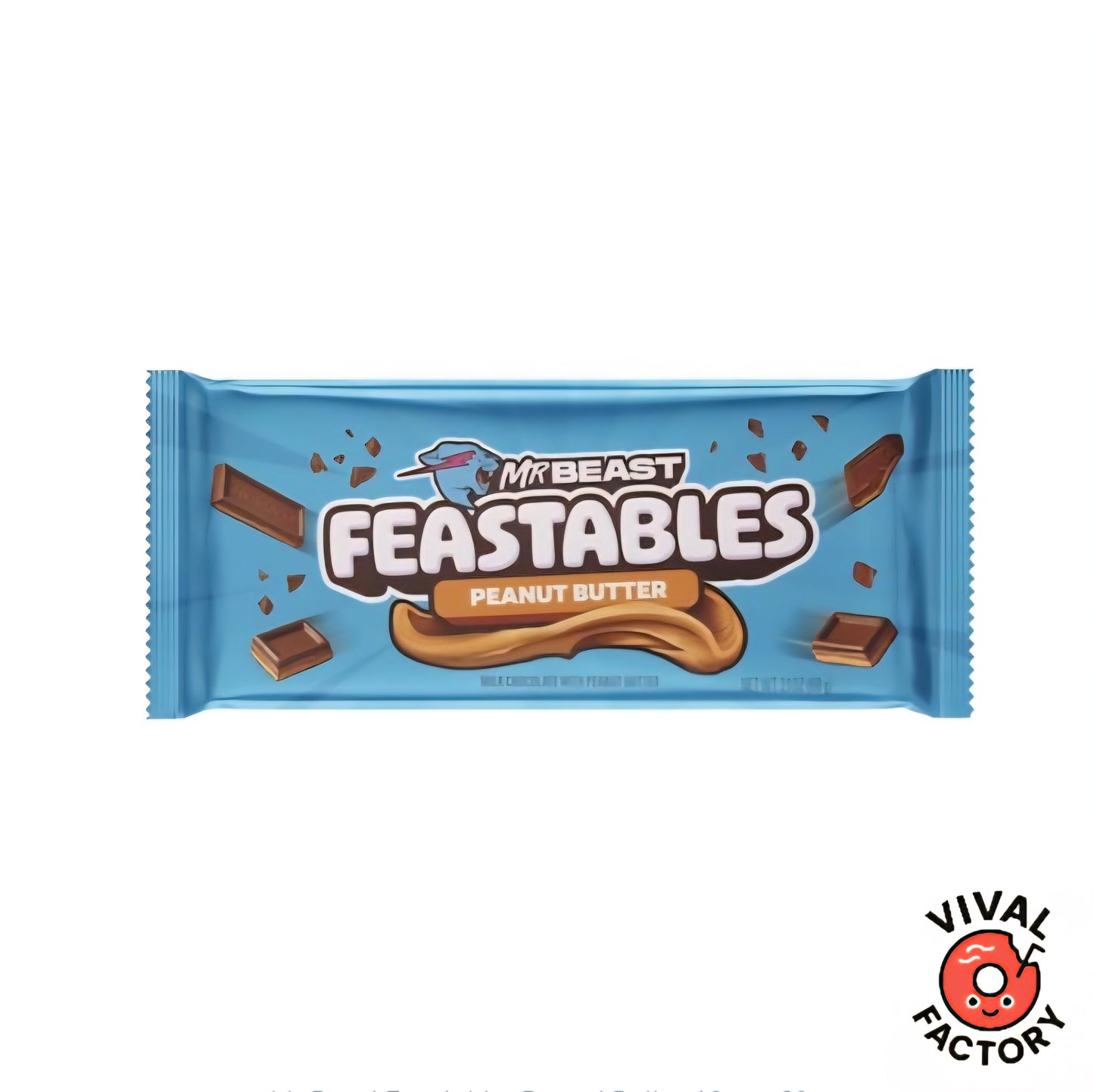 Feastables Tab Milk Chocolate & Peanut Butter
