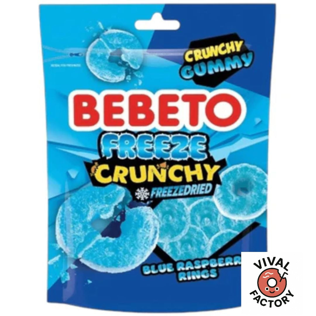 Bebeto crunchy freeze blue raspberry rings