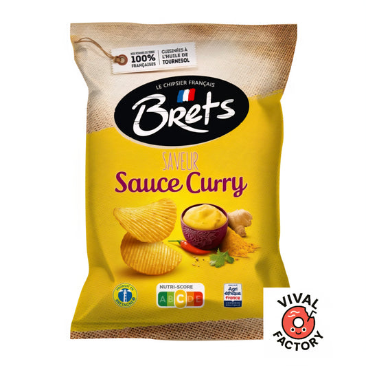 Chips Brets sauce Curry