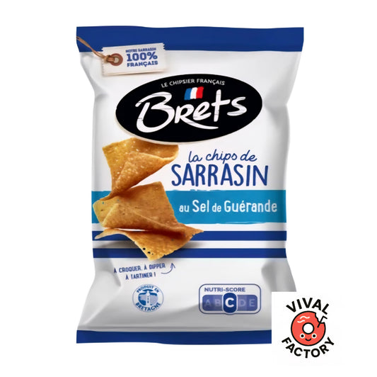 Chips de sarrasin au sel de Guérande Brets