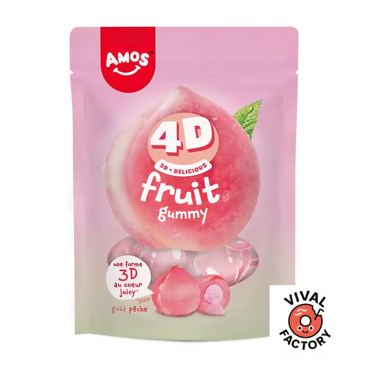 Fruit gummy 4D pêche