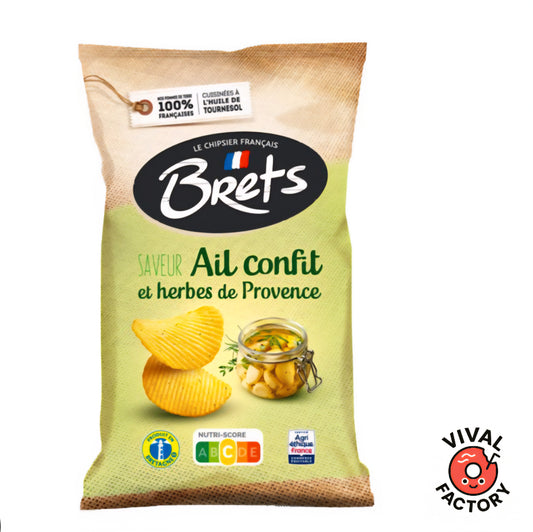 Chips Ail confit et herbes de Provence Brets
