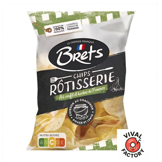 Chips Rôtisserie ail confit et herbes de Provence Brets