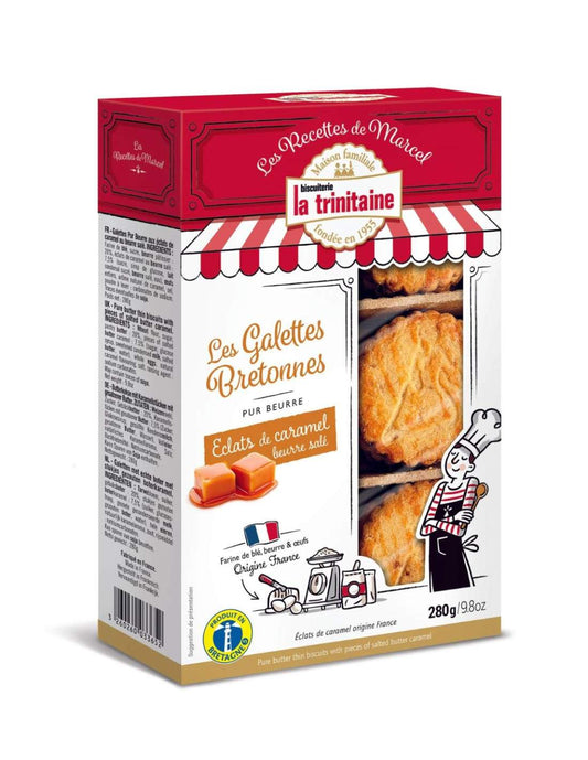 Galettes bretonnes éclats de caramel et beurre salé