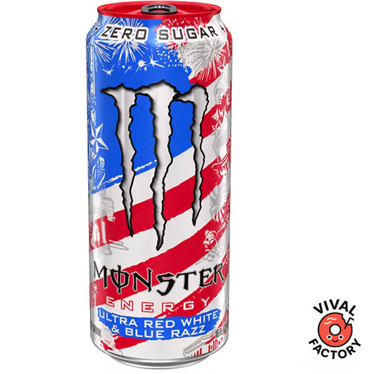 Monster Ultra Red White & Blue Razz