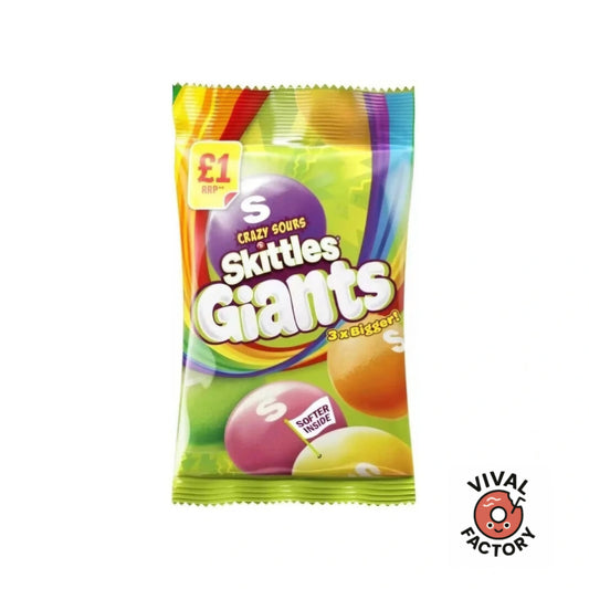 Skittles giants 3x more bigger