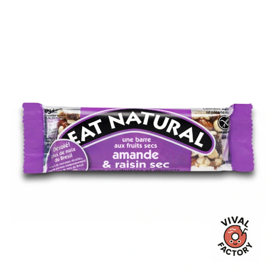 Eat Natural barre céréalière amandes et raisins secs