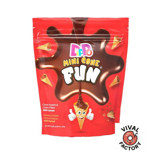 Mini cône chocolat noisette