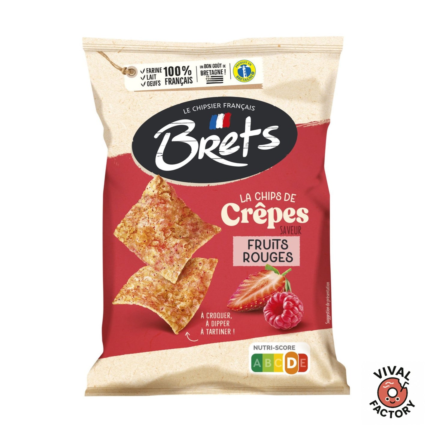 Chips de crêpes Fruits Rouges