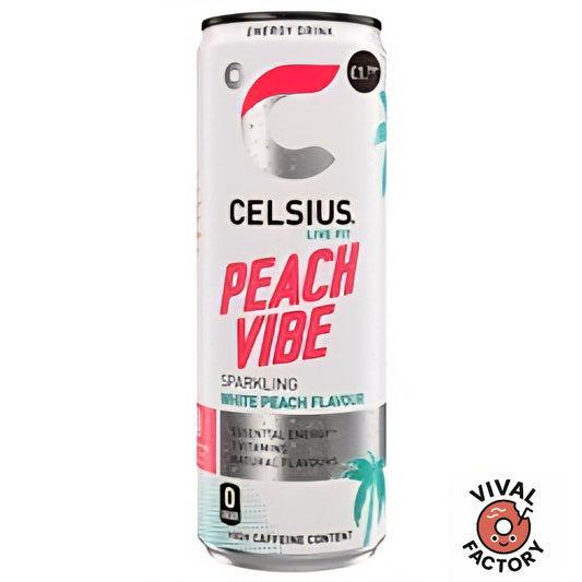 Boissons énergisante Celsius peach vibe