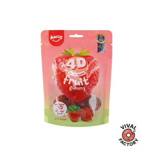4d Fruit Gummy fraise