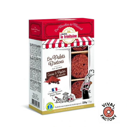 Palets Bretons Caco et pépites de chocolat