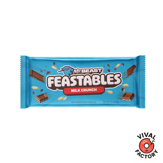 Feastables choco lait milk crunch
