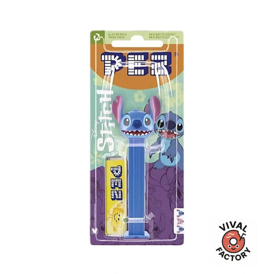 Pez Stitch bleu +1 recharge