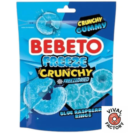 Bebeto crunchy freeze blue raspberry rings