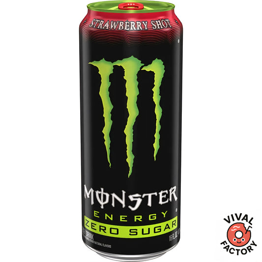 Monster Strawberry Shot Zéro Sugar